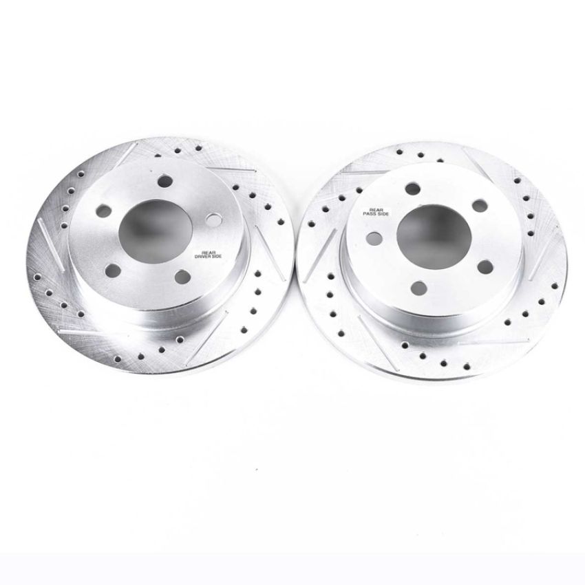 PowerStop AR8142XPR PowerStop Evolution Performance Drilled, Slotted & Plated Brake Rotor Pair