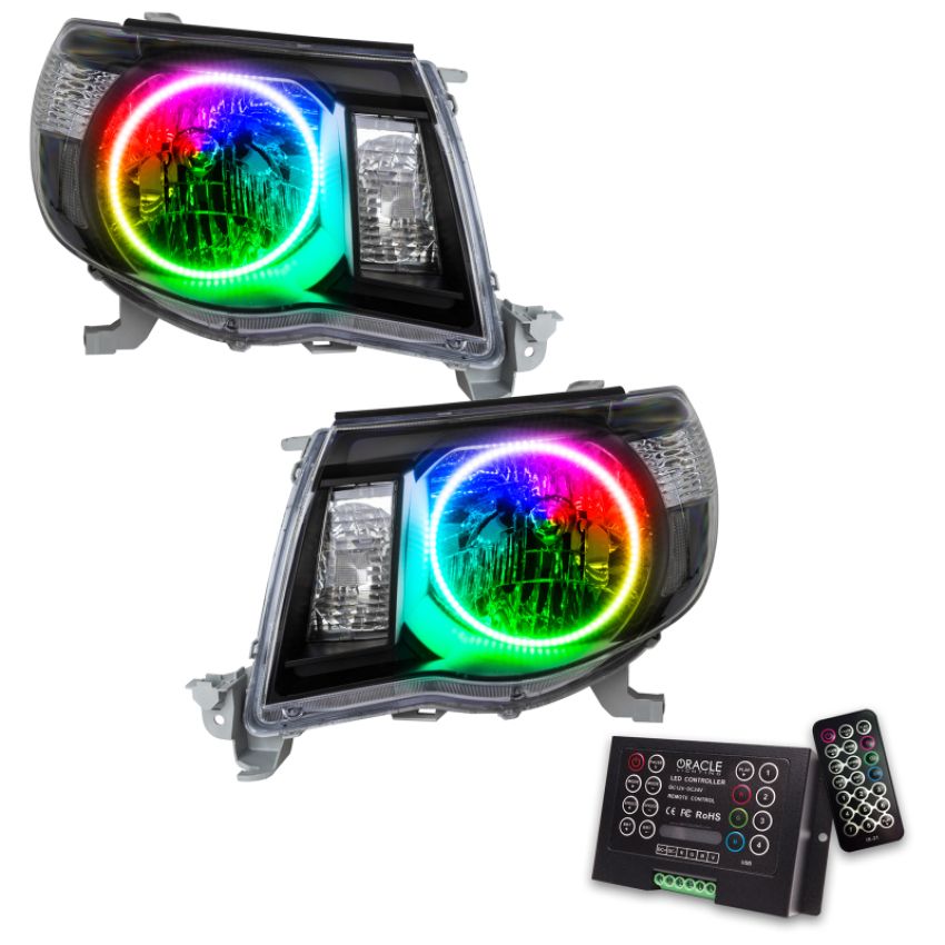 Oracle Lighting 8161-333 SMD Pre-Assembled Headlights, Black Bezel, ColorSHIFT(tm) 2.0