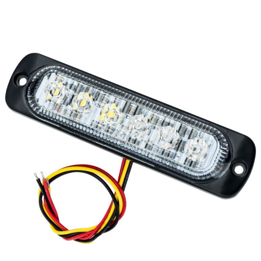 Oracle Lighting 3511-005 6 LED Slim Strobe, Amber