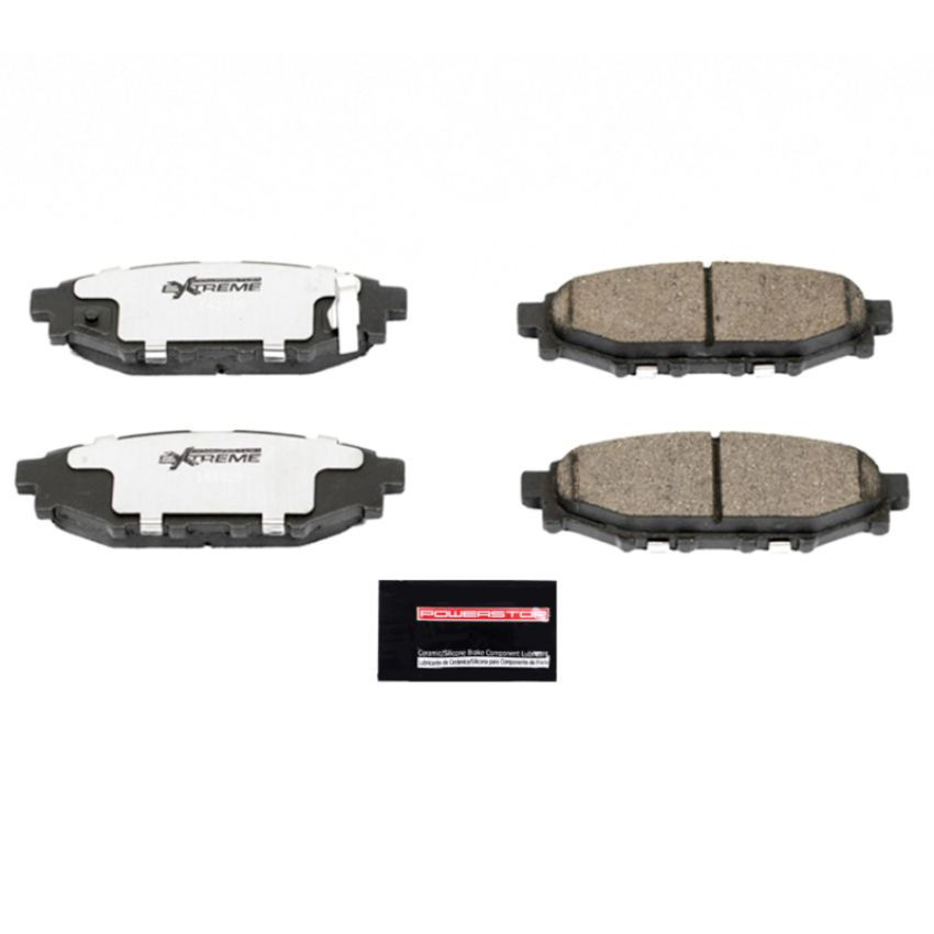 PowerStop Z26-1114 PowerStop - Z26 Performance Carbon-Fiber Ceramic Brake Pads with Hardware Kit