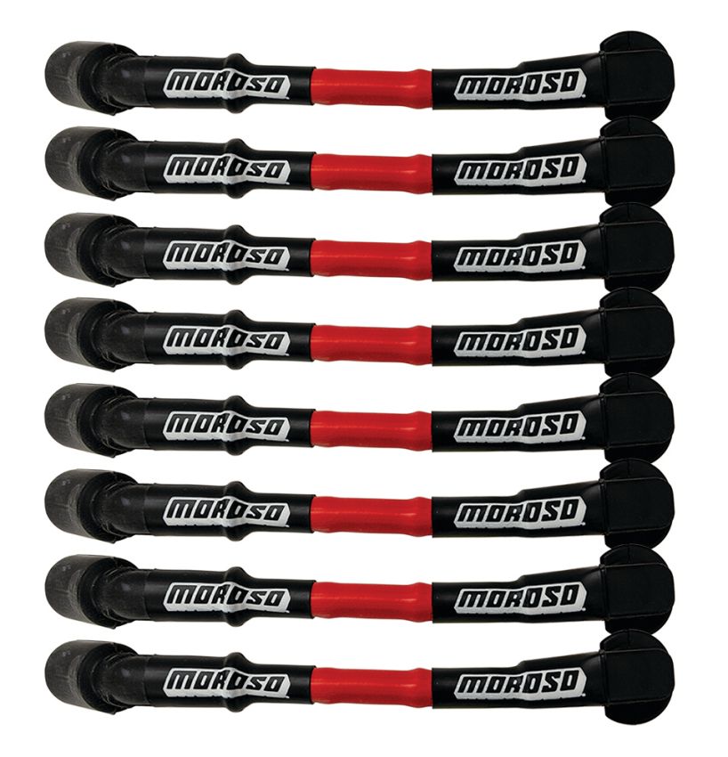 MOROSO MOR52532 Ultra Plug Wire Set GM LS 9.75 Long Red