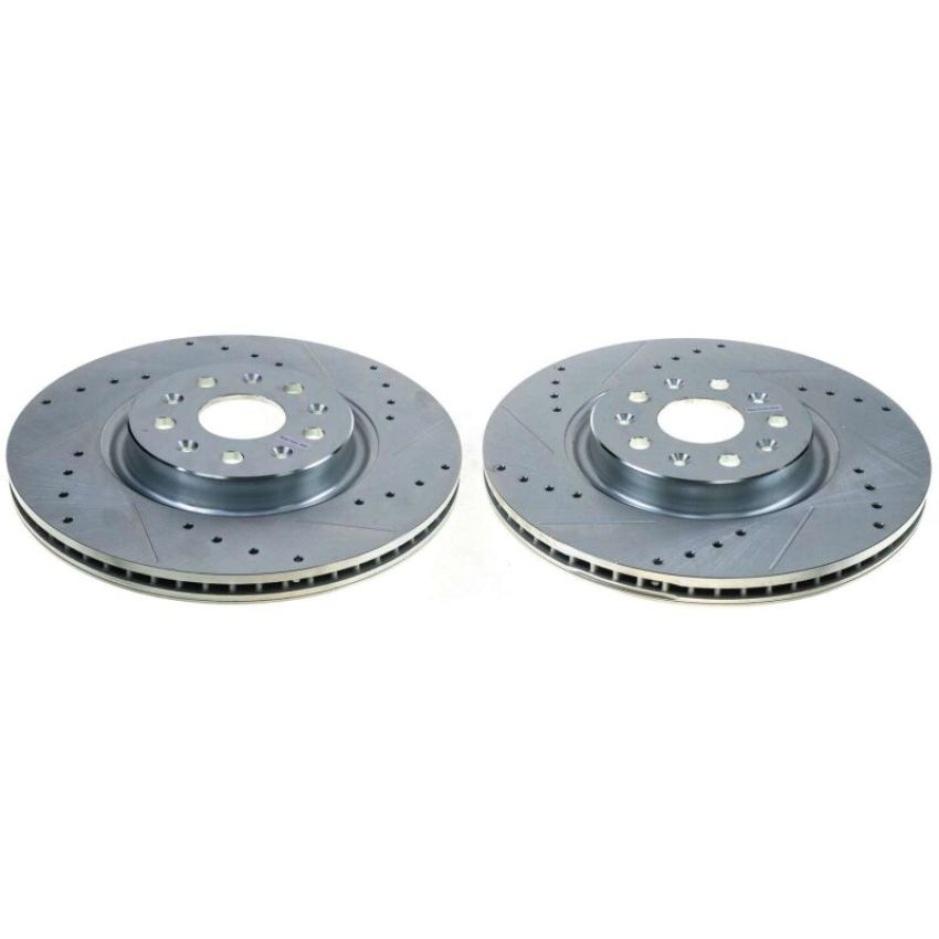 PowerStop AR82203XPR PowerStop Evolution Performance Drilled, Slotted & Plated Brake Rotor Pair