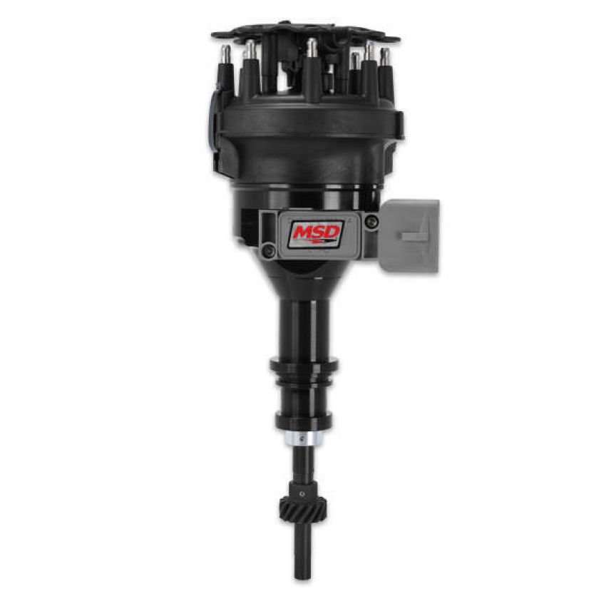 MSD IGNITION MSD84563 SBF 5.0L 86-93 Billet Distributor Black Finish