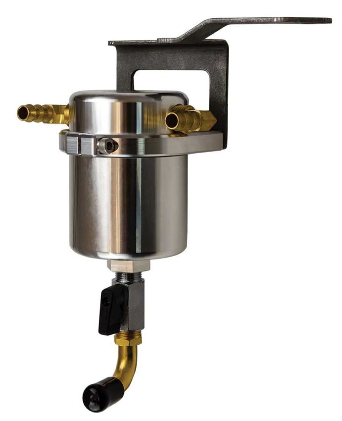 MOROSO MOR85529 Air/Oil Separator Catch Can GM Truck 14-19