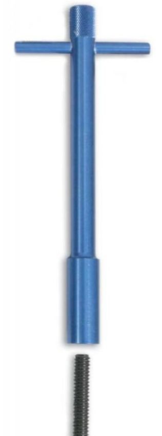 Moroso 68604 Valve Cover Wing Nuts - 1/4in-20 x 1-3/8in - Aluminum - Blue Powder Coat - 4 Pack