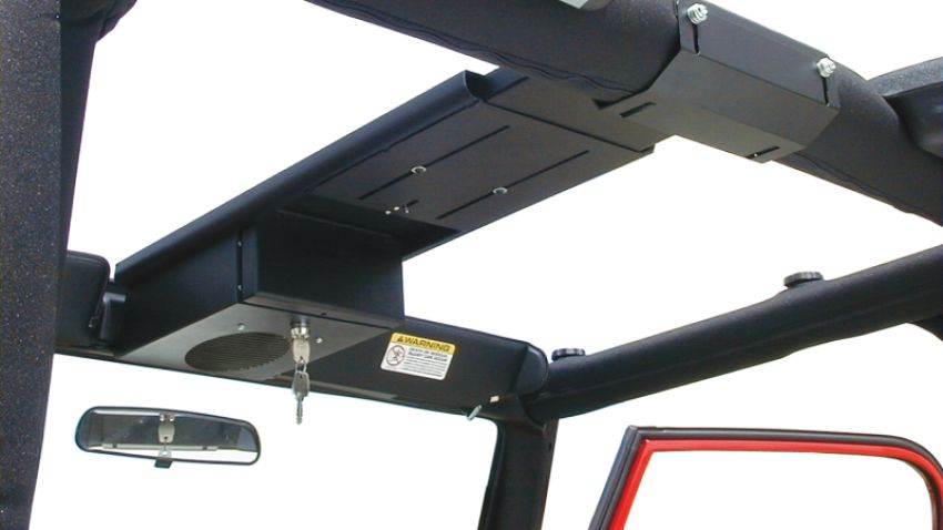 Tuffy Products 103-01 Tuffy Overhead Console- Single Compartment Black