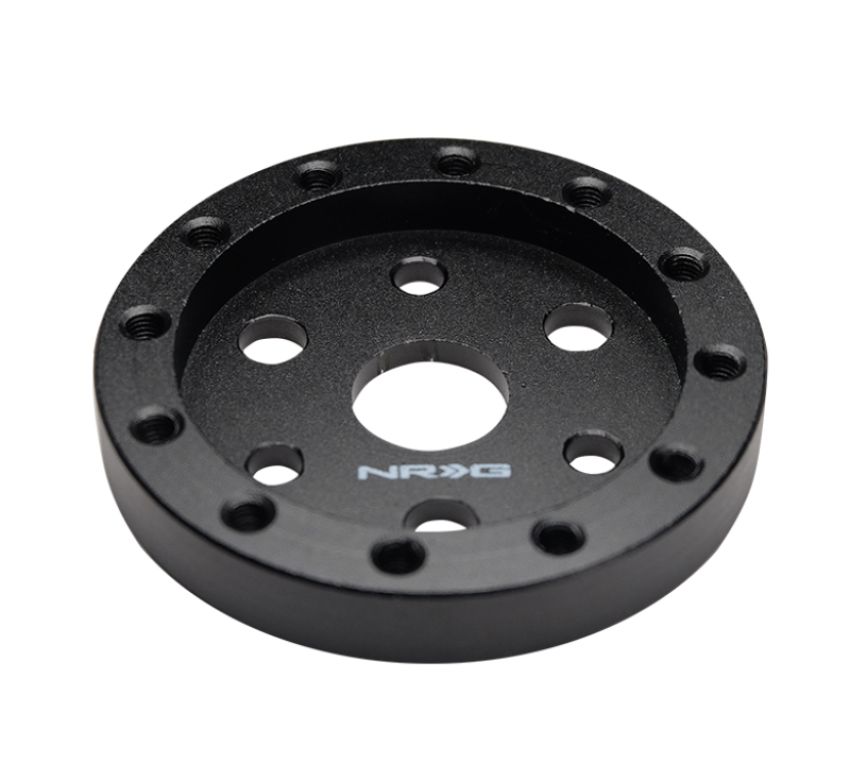 NRG SRK-36BK 3 Hole to 6 Hole Steering Wheel Adapter 1/2in. - Black