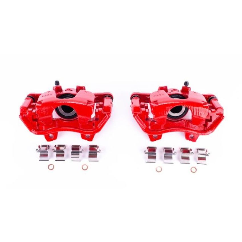 PowerStop S15014 Red Powder Coated Calipers