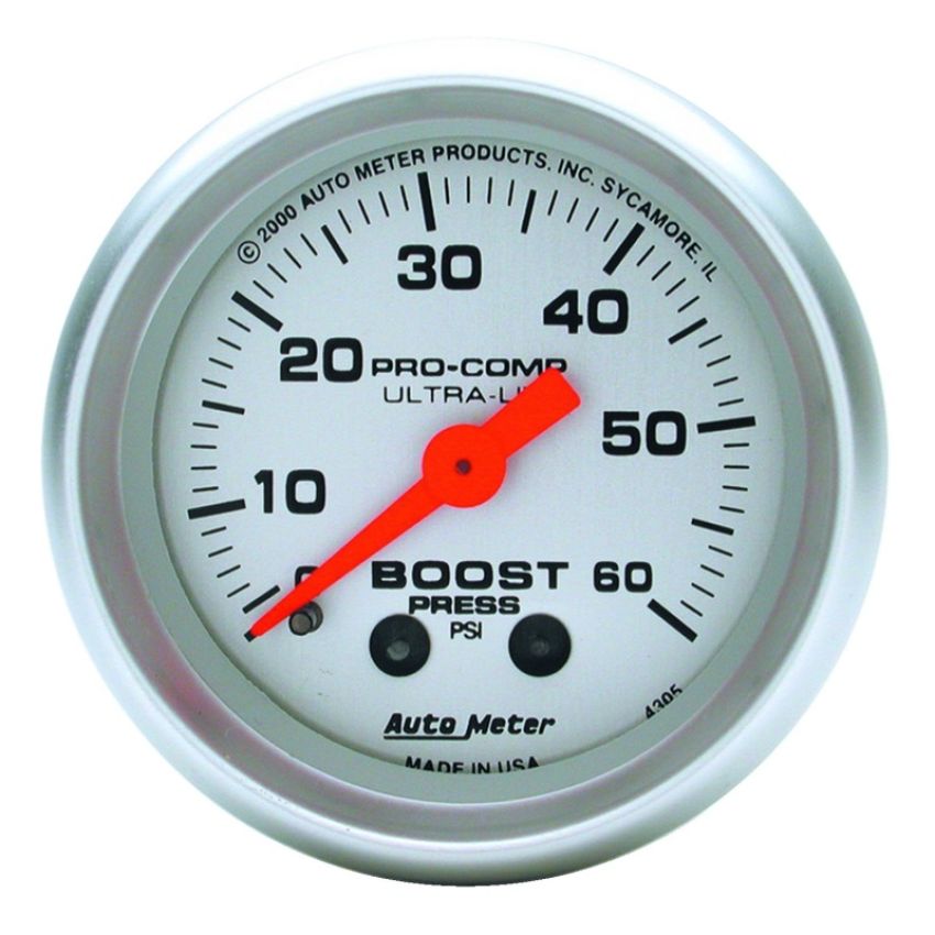 AutoMeter 4305 GAUGE, BOOST, 2 1/16