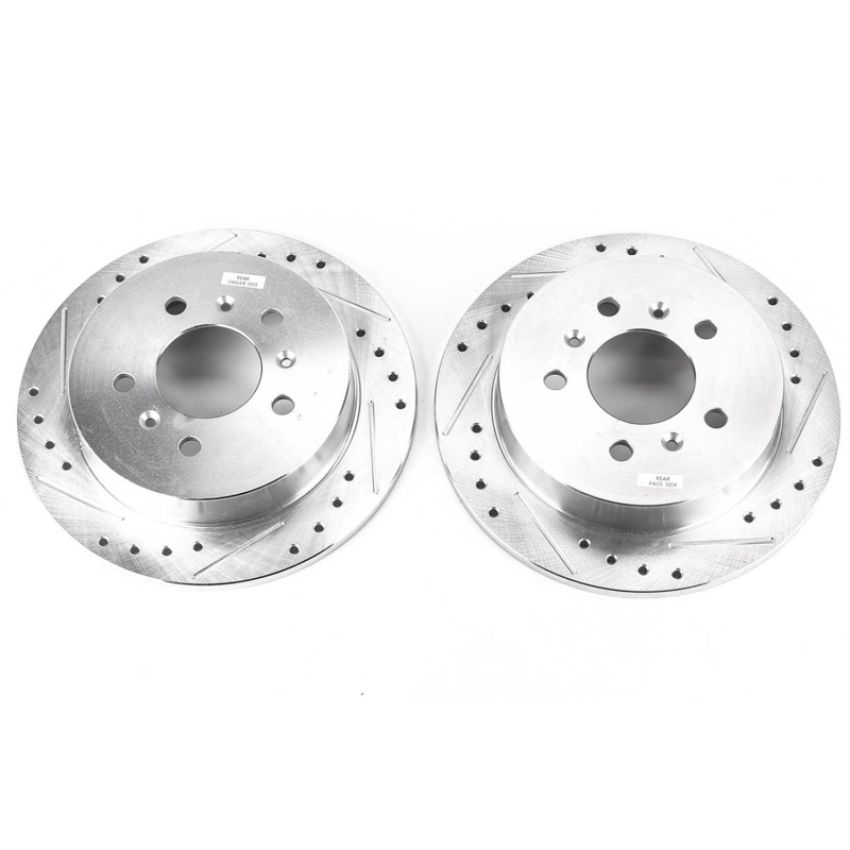 PowerStop AR82111XPR PowerStop Evolution Performance Drilled, Slotted & Plated Brake Rotor Pair