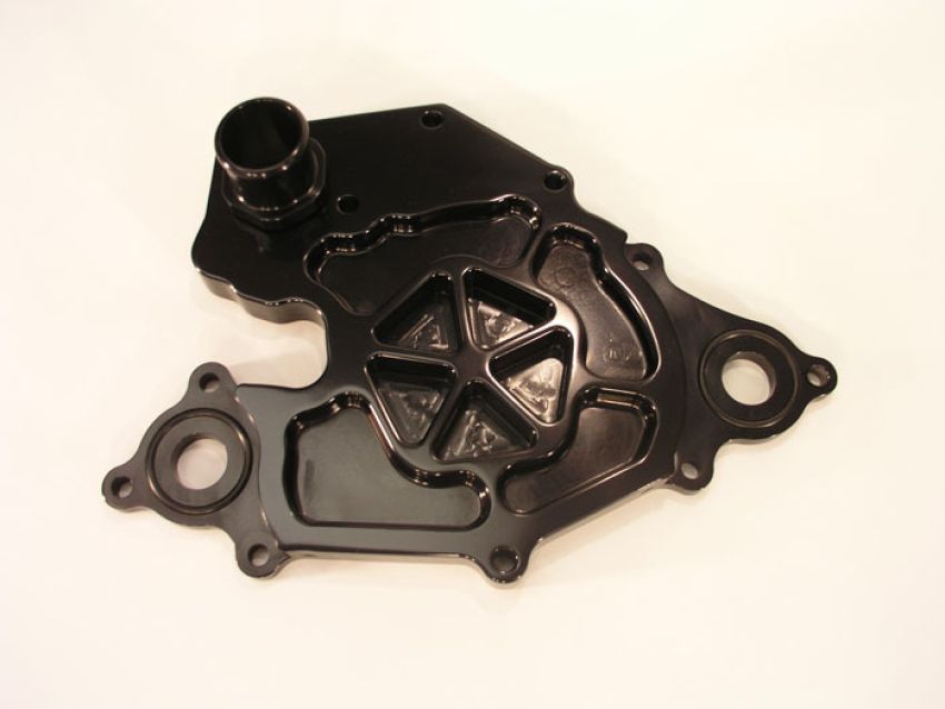 MEZIERE MEZWP315S Hemi H/F Water Pump Back Plate - Black