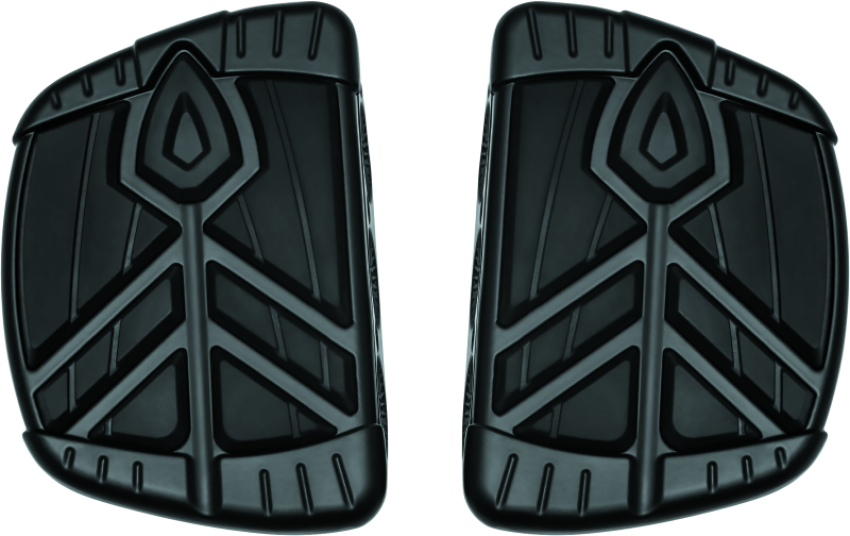 Kuryakyn 5653 Spear Mini Boards Without Adapter Satin Black