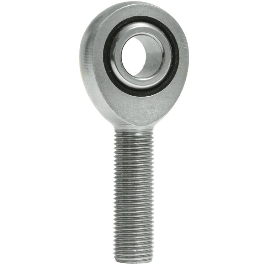 QA1 NML8 N Series Injection Molded Rod End - Male/Left Hand - .5in Bore x 1/2-20 - Carbon Steel