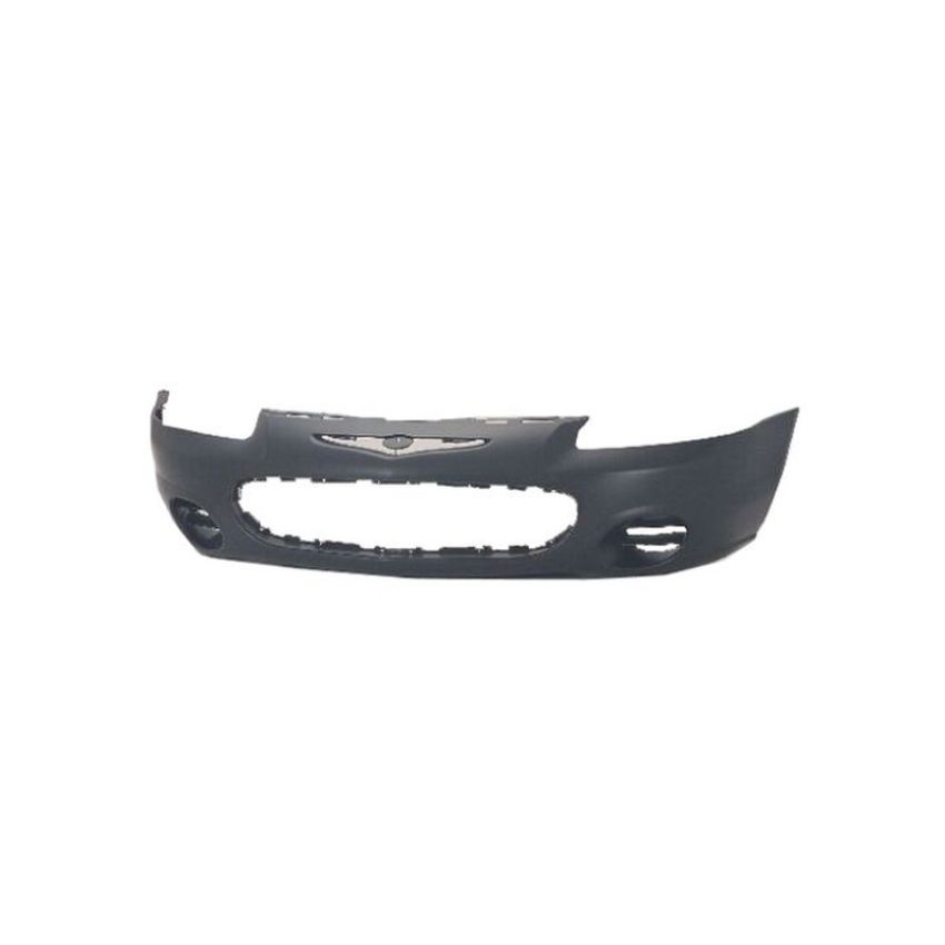 FRONT BUMPER COVER CONVERTIBLE; W/O FOG LAMPS; PRIME CHRYSLER SEBRING 01-03