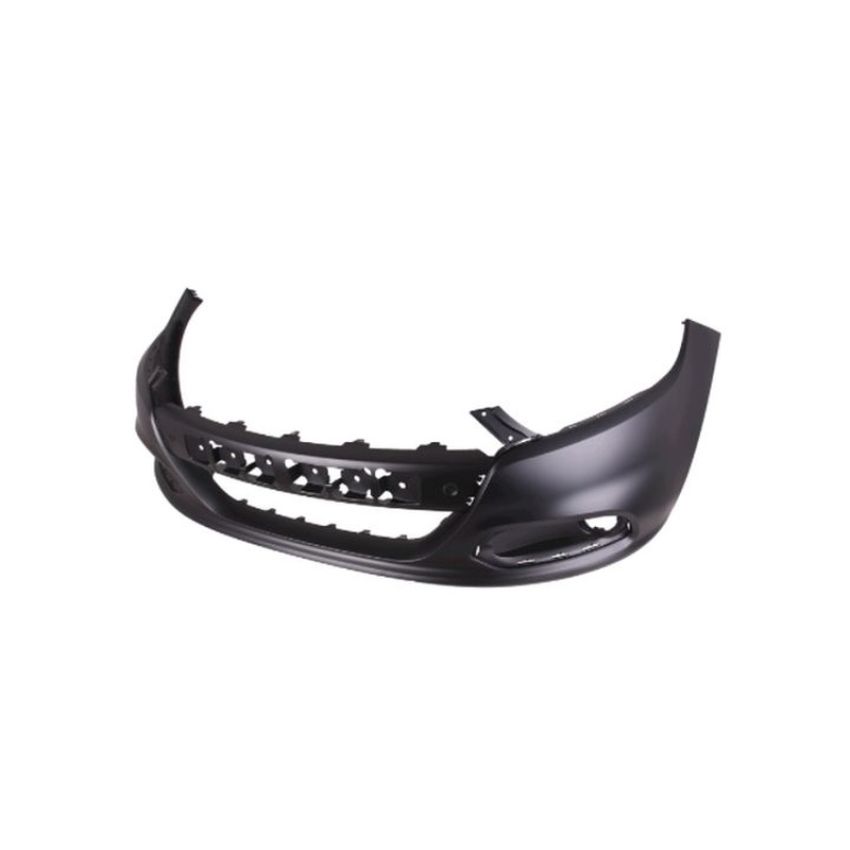 FRONT BUMPER COVER W/O TOW HOOK HOLE; PRIME DODGE DART 13-16