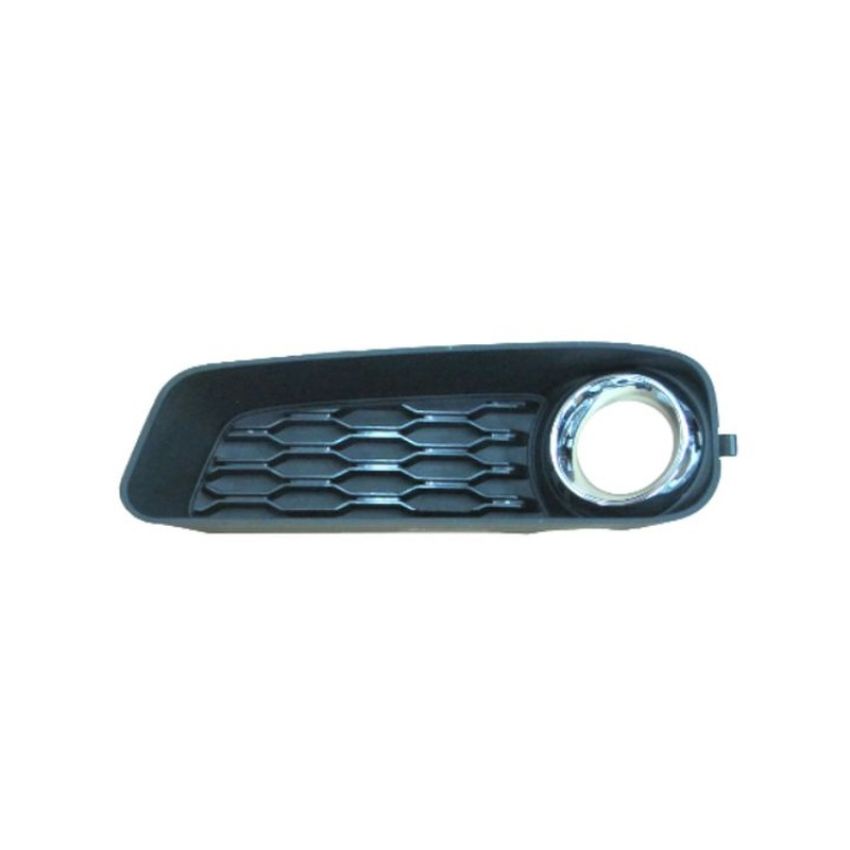 LH FRONT BUMPER INSERT FOG LAMP COVER BLACK W/ FOG LAMPS AVENGER 11-14