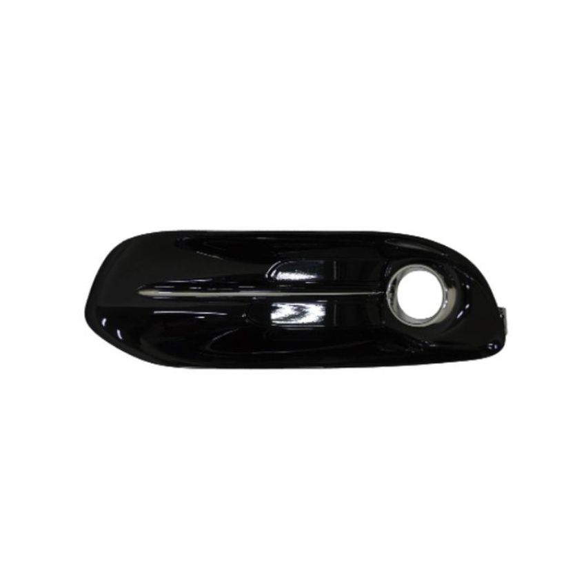 LH FRONT BUMPER INSERT; FOG LAMP BEZEL; W/FOG LAMPS; CHROME DODGE DART 13-16