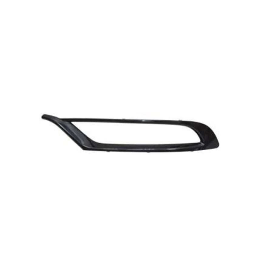LH FRONT BUMPER INSERT W/O SRT-8; FOG LAMP BEZEL COVER; BLACK CHRYSLER 300 15-C