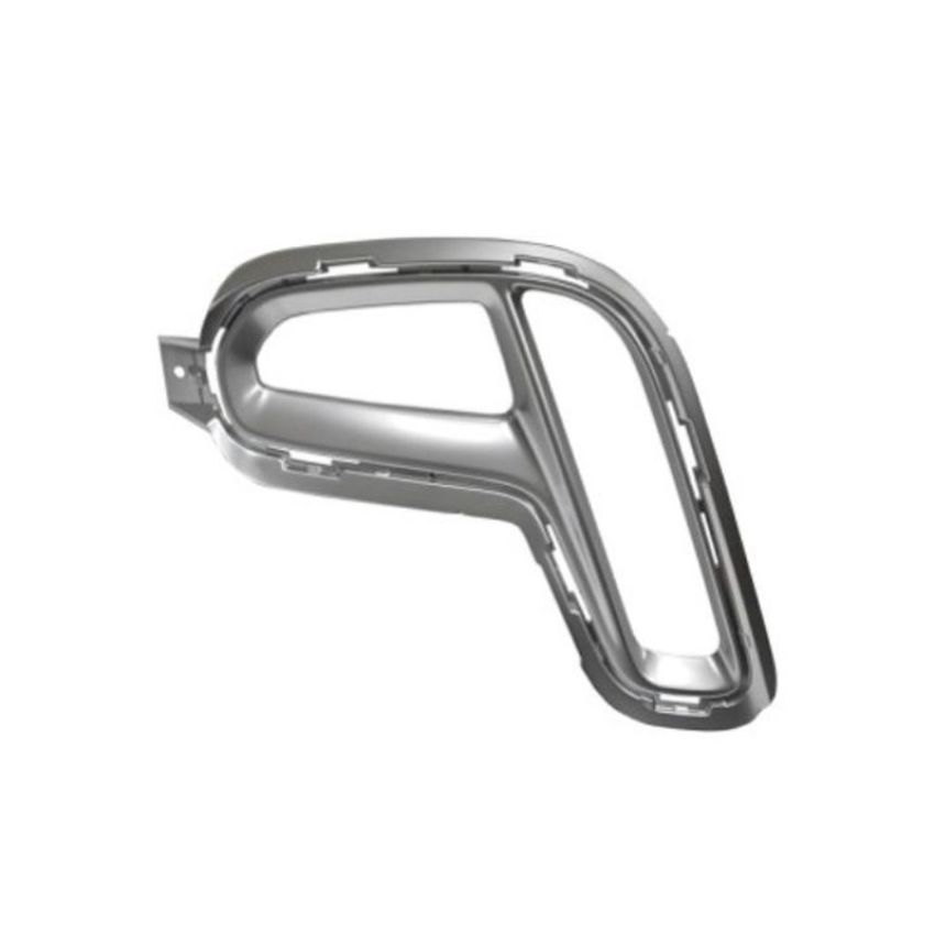 RT FRONT BUMPER INSERT FOG LAMP BEZEL; W/FOG LAMPS; CODE [MAL]; SATIN CHROME DODGE DURANGO 21-21
