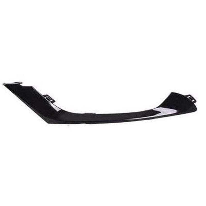 RH FRONT BUMPER MOLDING FOG LAMP TRIM; APPLIQUE; CODE MCH; BLACK CHRYSLER 200 15-17
