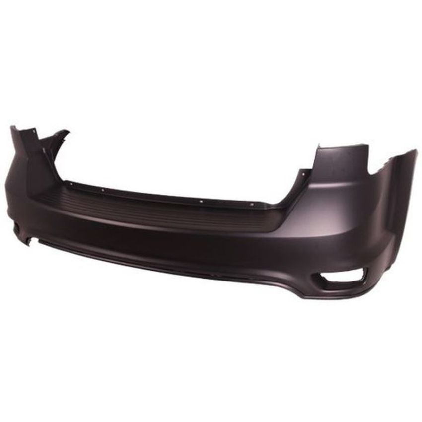 REAR BUMPER COVER UPPER W/O PARKING SENSOR; PRIME DODGE JOURNEY 11-19