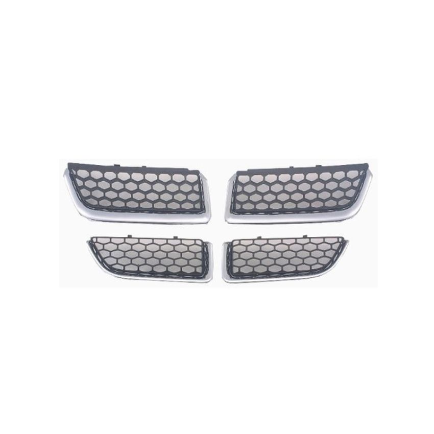 GRILLE ASSY (4 PC) MAT BLK W/ CHR MLDG STRATUS 04-06