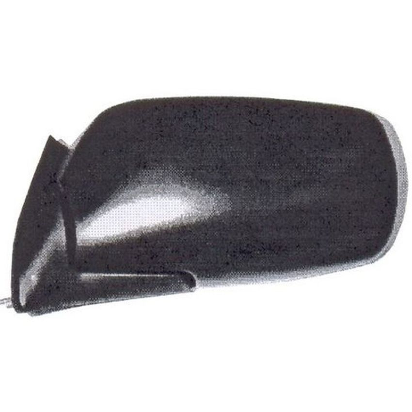 LH MIRROR OUTSIDE REAR VIEW; MANUAL FOLDAWAY; BLACK; TOWN & COUNTRY 91-95