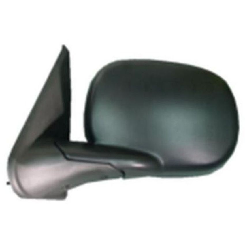 LH DOOR MIRROR MAN NON-HTD TEXT BLK FLDG DODGE VAN 98-03