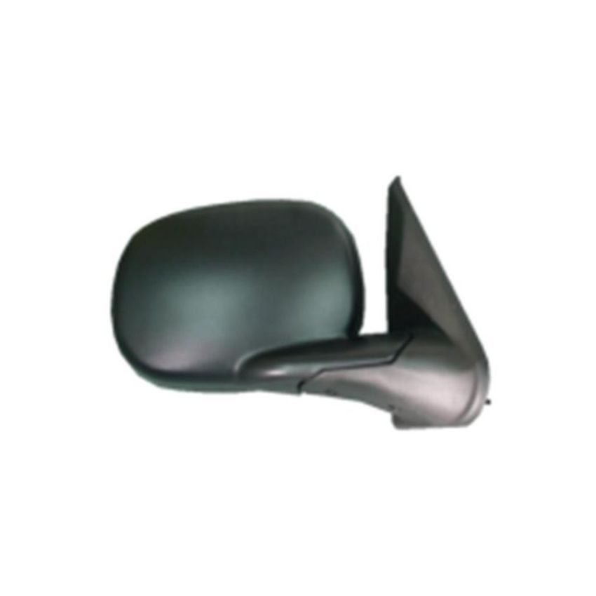 RH DOOR MIRROR MAN NON-HTD TEXT BLK FLDG DODGE VAN 98-03