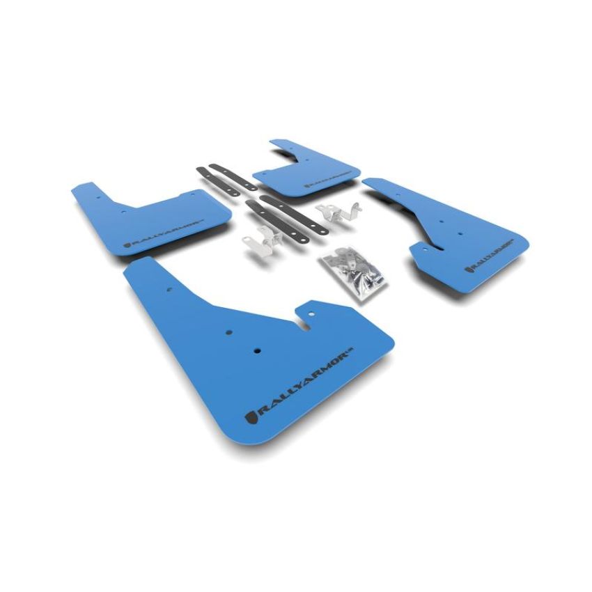 Rally Armor MF67-UR-BL/BLK Blue Mud Flap/Black Logo