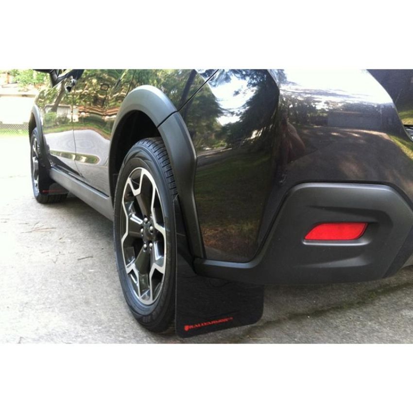 Rally Armor MF26-UR-BLK/RD Black Mud Flap/Red Logo