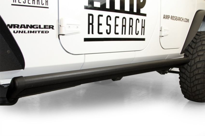 AMP Research 75132-01A 18-24 Jeep Wrangler JL 4DR (Excl. 4XE/Rubicon 392) PowerStep - Black