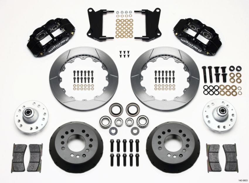 Wilwood 140-9803 Narrow Superlite 6R Front Hub Kit 12.88in 67-69 Camaro 64-72 Nova Chevelle