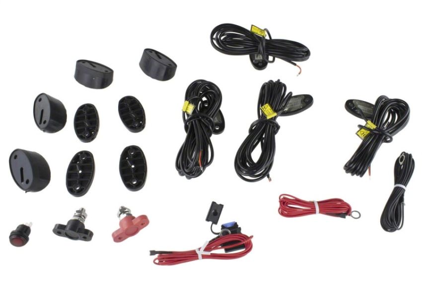 Ford Racing M-15200-RUNA Rigid Off-Road Under Body/Rock Light Kit-Amber