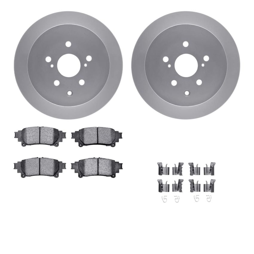 Dynamic Friction 4512-76187 Rotor Kit