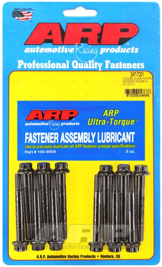 ARP ARP247-7201 Rocker Pedestal Stud Kit Dodge Cummins 24V