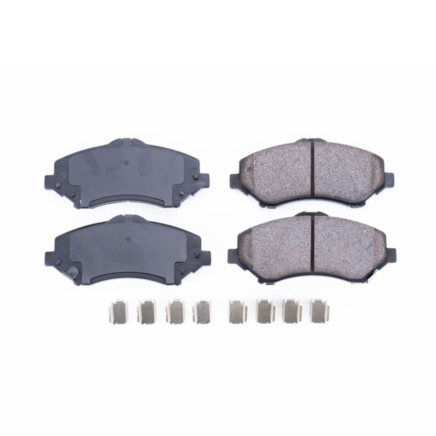 PowerStop 17-1273 PowerStop - Z17 Low-Dust Ceramic Brake Pads with Hardware