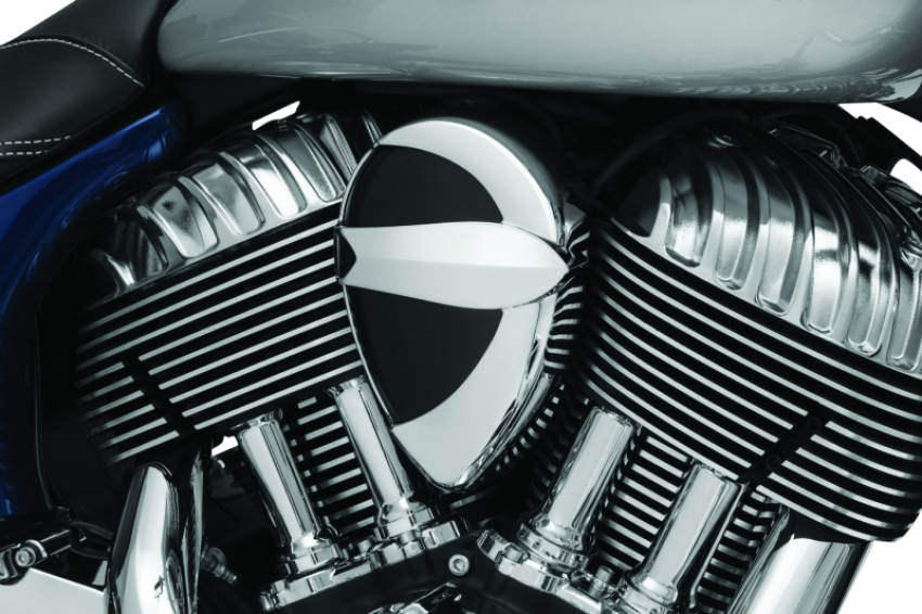 Kuryakyn 5697 Horn Cover John Shope Series Chrome