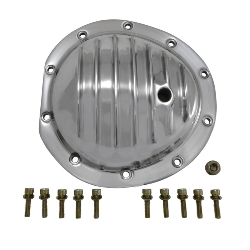 Yukon Gear & Axle YP C2-GM8.5-F Yukon Gear Polished Aluminum Cover For 8.5in GM