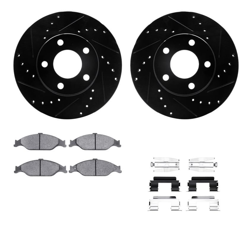 Dynamic Friction 8512-54012 Rotor Kit
