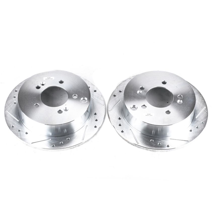 PowerStop JBR958XPR PowerStop Evolution Performance Drilled, Slotted & Plated Brake Rotor Pair