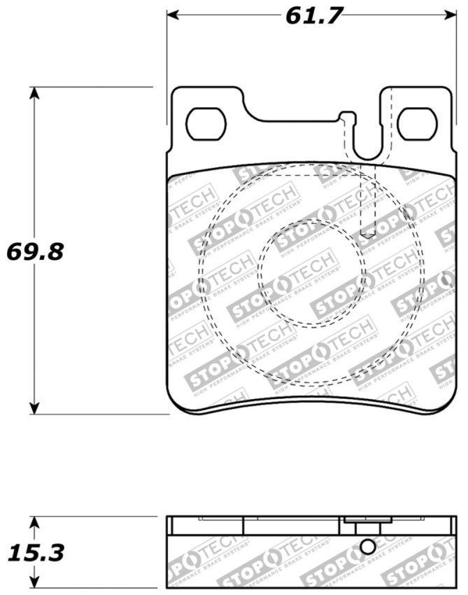 Stoptech 309.06030 Performance Brake Pads