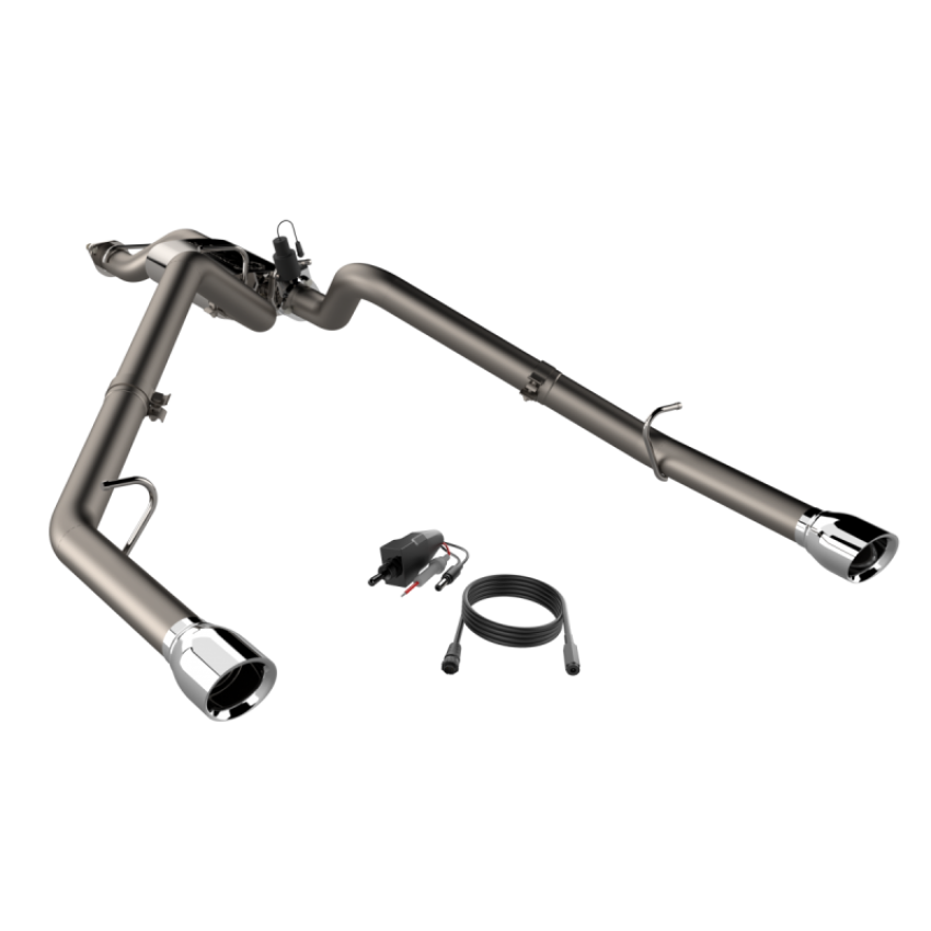 QTP 420019 2019-2024 Ram 1500  Screamer Split Rear Exit Cat Back