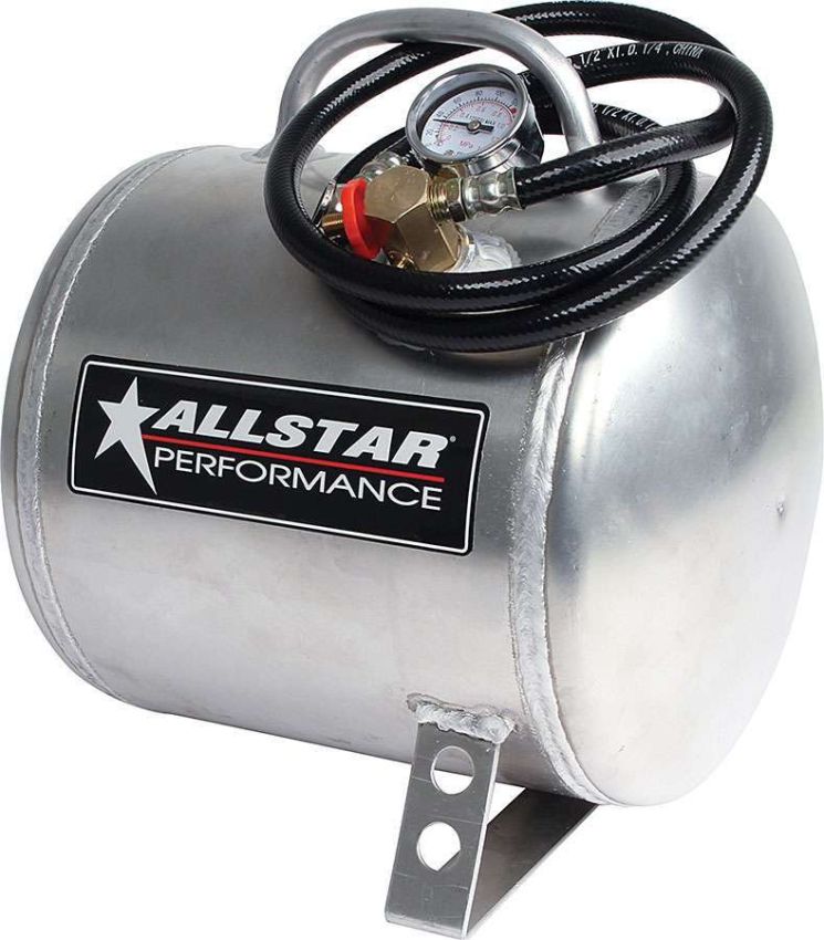ALLSTAR PERFORMANCE ALL10530 Aluminum Air Tank 9x11 Horizontal 2-3/4 Gallon