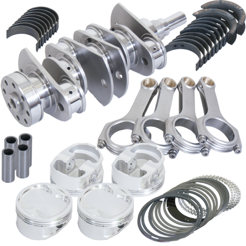 Eagle 89023100 Subaru EJ257 w/Forced Induction 100mm Bore H-Beam Rods 4340 Crank Stroker Rotating Assembly