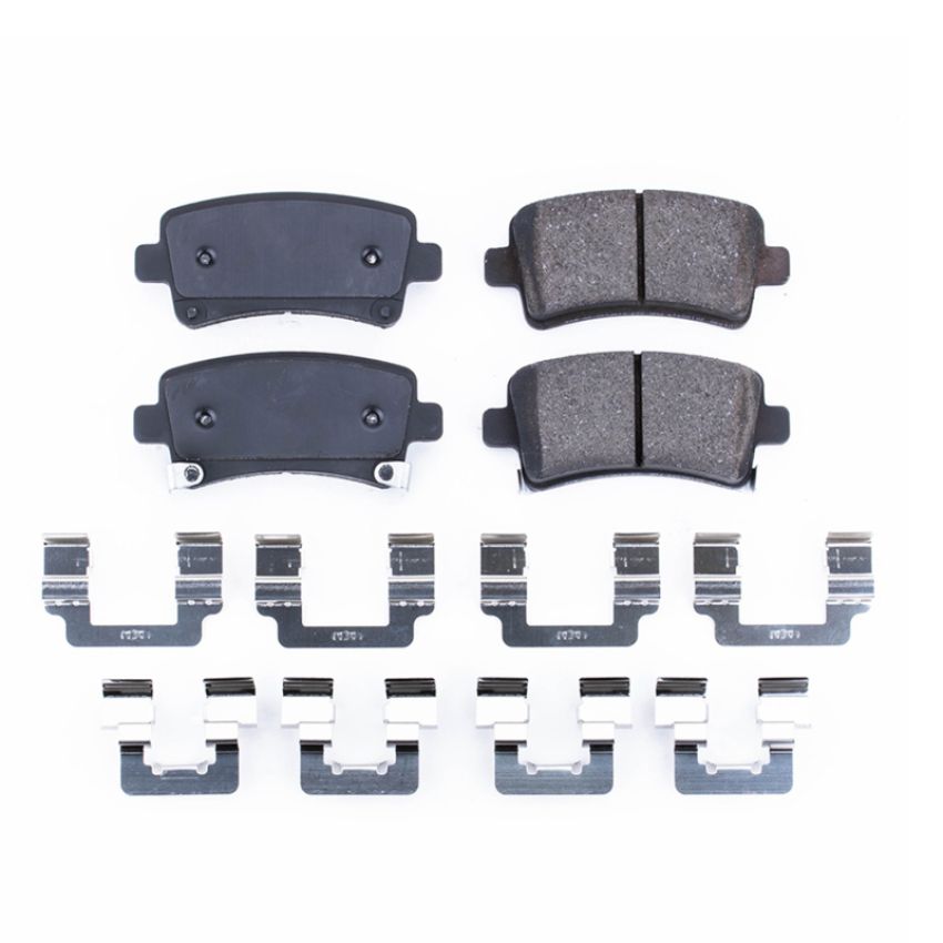 PowerStop 17-1430 PowerStop - Z17 Low-Dust Ceramic Brake Pads with Hardware
