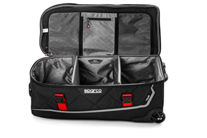 SPARCO SCO016437NRSI Bag Tour Black / Silver