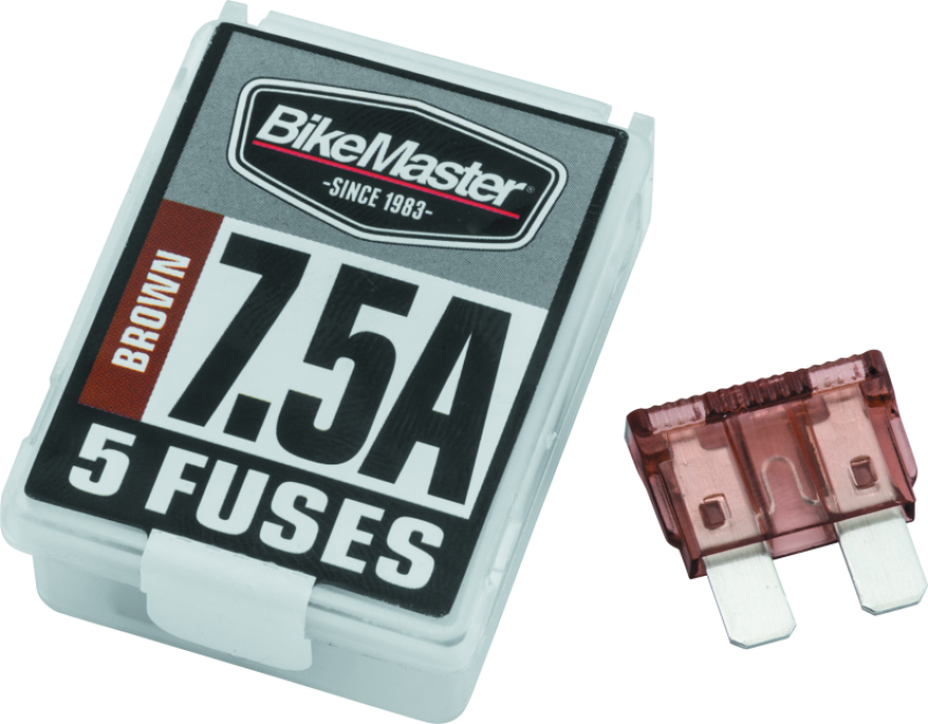 BikeMaster 152430 5Piece 7.5A Replacement Fuse