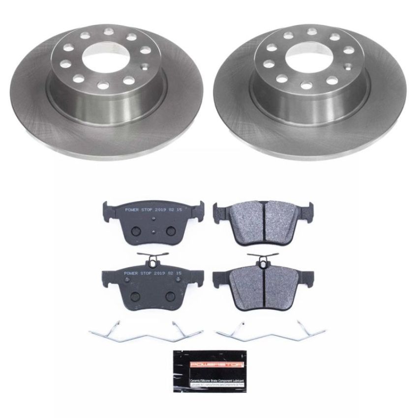 PowerStop TDSK8337 Track Day Spec High-Performance Brake Pad and Rotor Kit