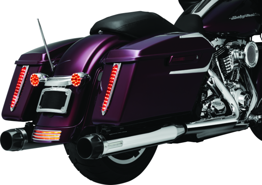 Kuryakyn 3157 Curved License Plate Mount Chrome